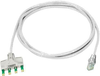 Litang Cat6 4-pair to RJ45 10ft White Copper Patch Cord 